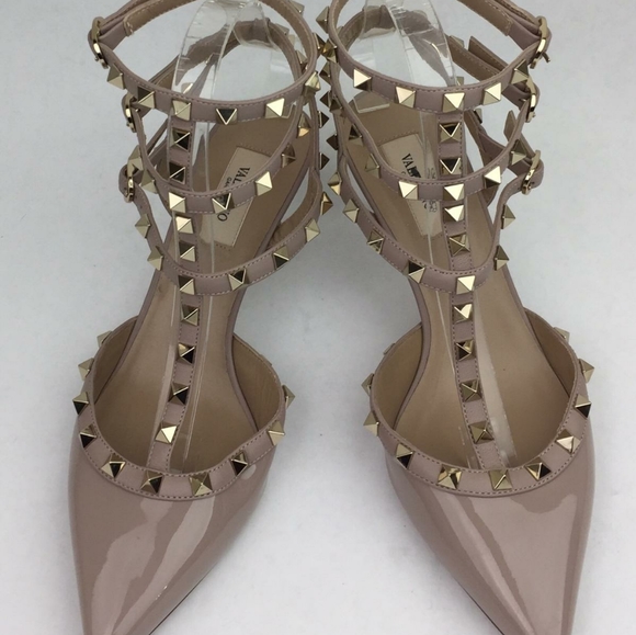 VALENTINO Rockstud Strappy Pointed Toe Pum… - Picture 7 of 15